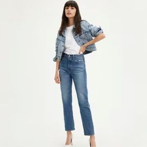 Levi's Blue Straight Leg Jeans